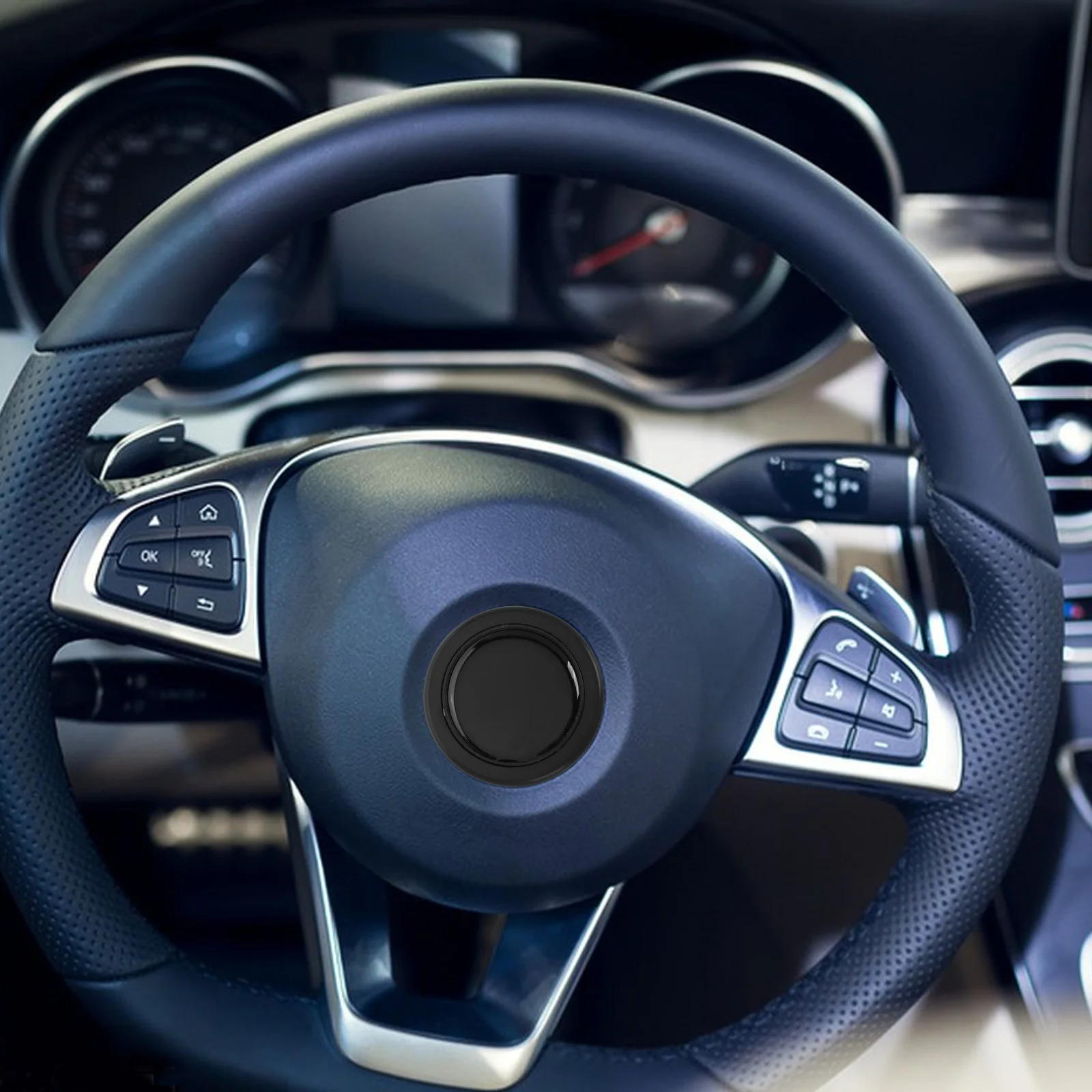 

Universal Car Steering Wheel Cover Plastic Durable Slip Resistant Shockproof Waterproof Replacement For Motorcycle