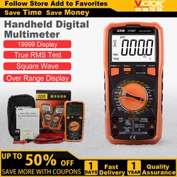 VICTOR VC980+ Hand held 4 1/2 Digit True RMS Digital Multimeter Auto / Manual Range DC AC With Diode Square Wave Tester