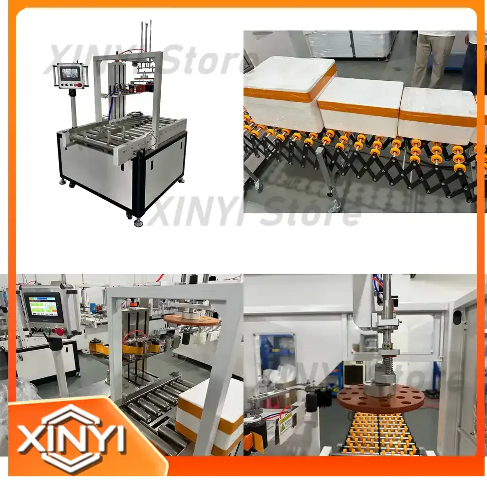 SAMWONPACK for KJS-500 Styrofoam Box Taping Sealing Machine I Type Automatic Packaging Equipment for Carton Sealing Tape