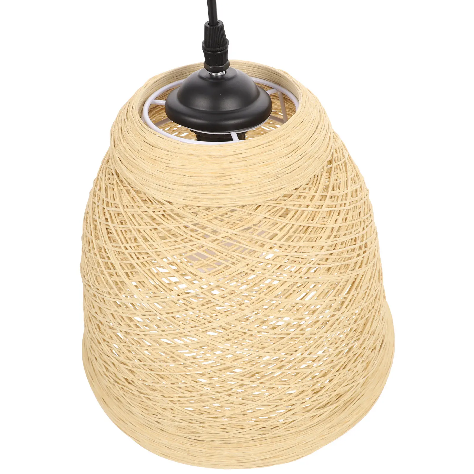 Bamboo Lamp Pendant For Bedroom Lighting Decor Single- Chandelier Handmade Retro Hanging Ceiling Hotel Tea
