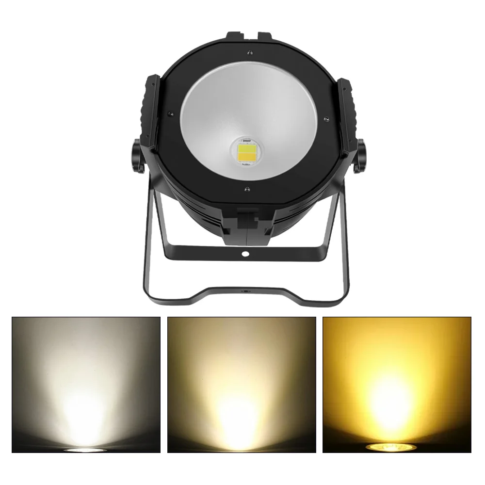 DJ 디스코 파티 나이트 클럽 웨딩 교회용 무대 조명, 100W, 150W, 200W, LED COB, 따뜻한 화이트 쿨 화이트, 2 인 1 파 라이트, DMX512