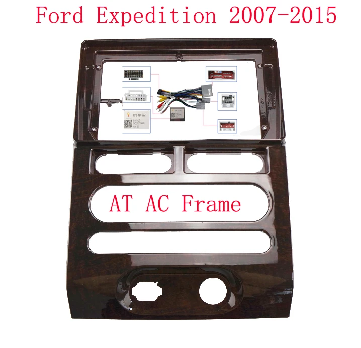 9Inch Car Radio Fascias For Ford Expedition 2007-2015 Android Stereo Frame Player 2 Din Head Unit Panel Dash Trim