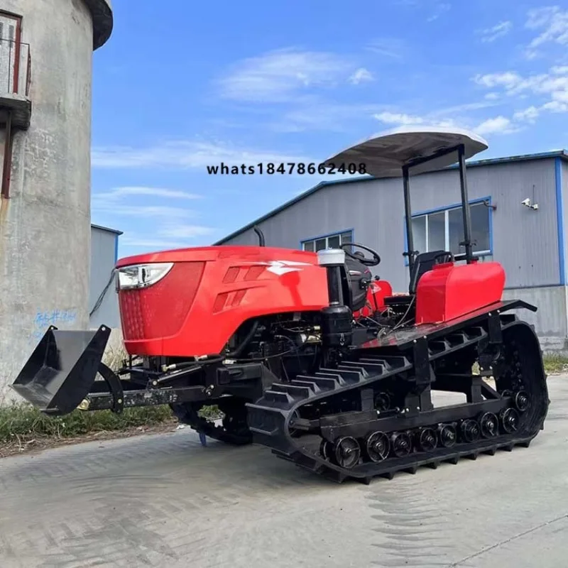 Tilling and Weeding Rotary Tiller Orchard Small Micro-Tiller Cultivator Crawler Rotary Tiller