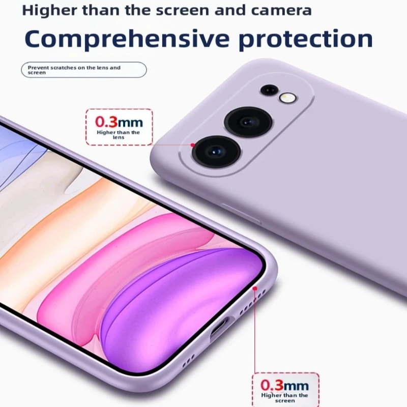 بساطتها الأصلي الجلد يشعر السائل غطاء من السيليكون ل الشرف 500 برو 400 لايت مكافحة فقدان معصمه عدسة حزمة كاملة مكافحة الإفلات غطاء