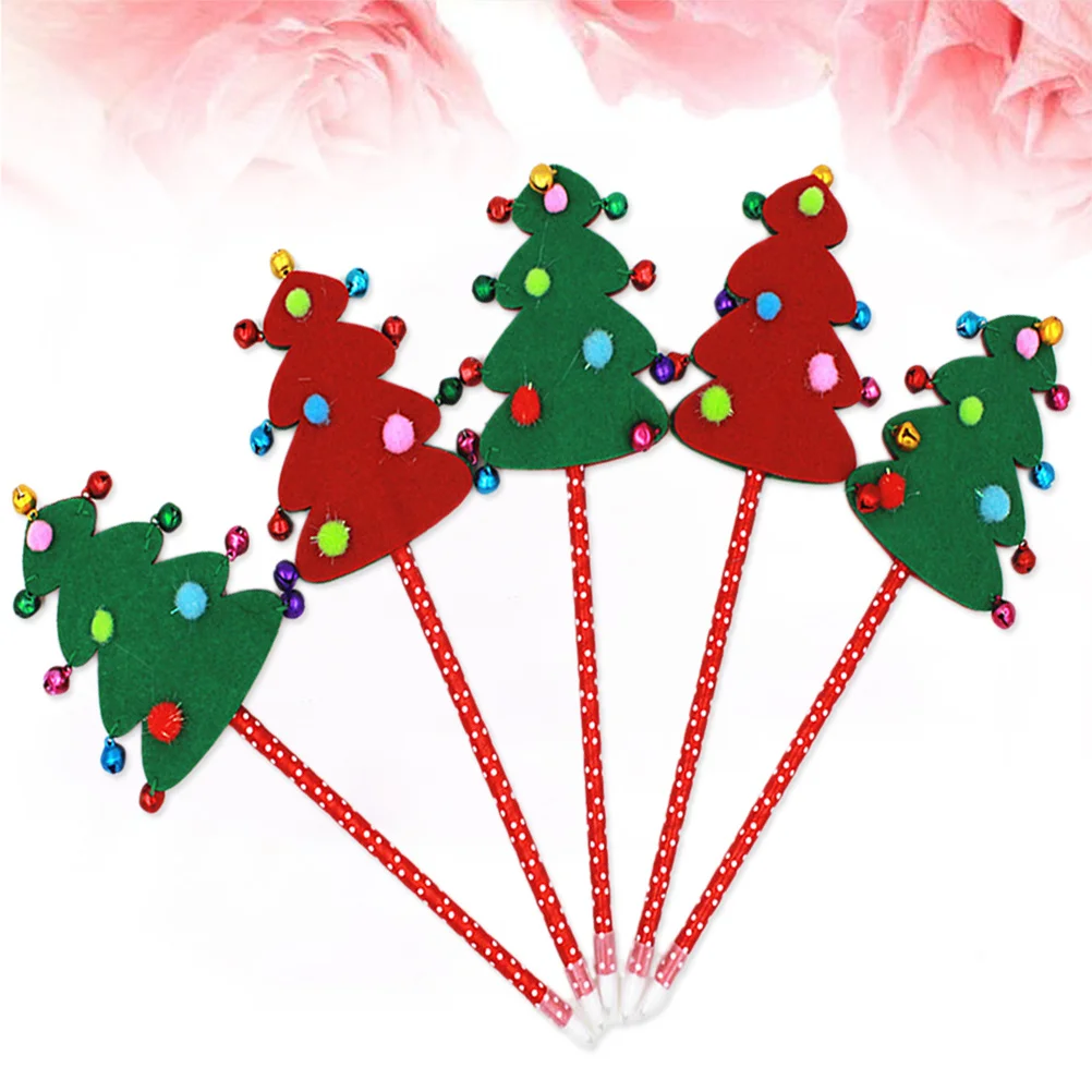 

3Pcs Christmas Themed Ballpoint Pen Cute Santa Snowman Elk Design Smooth Writing School Supplies Pupil Kids Christmas Gift Pen