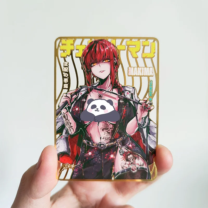 Diy Goddess Story Metal Card Power Maxima Anime Collectible Game Rare Cards Boys Board Game Toys Christmas Birthday Gift