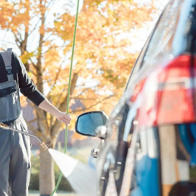 Telescoping High Pressure Washer Wand Set Telescoping Pressure Washer Wand Set Gutter Cleaner Extension Pole 4000PSI 1/4 Inch