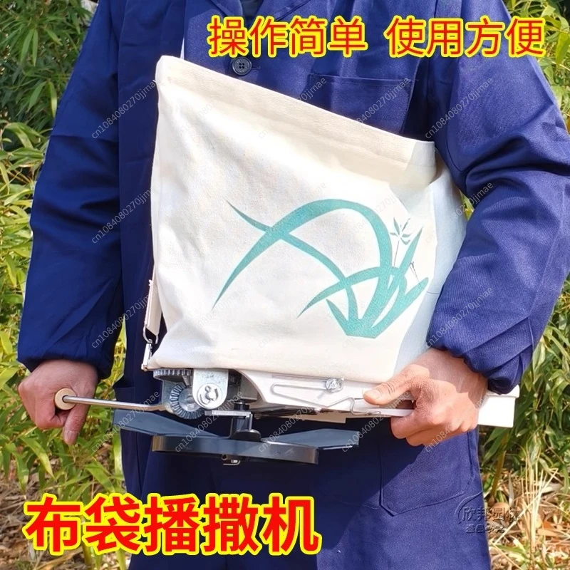

Hand Crank Manual Lawn Seed Spreader Fertilizer Spreader Machine for Grass Seeds Snail Pellets Small Garden Spreader Tool