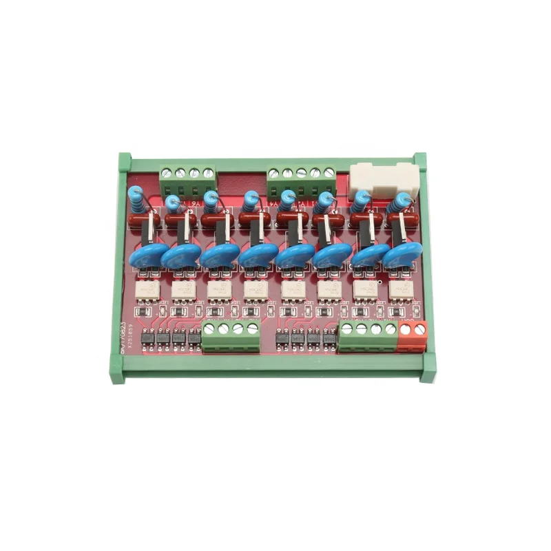 Picture 5: Ginri JR-8K 8 Channel Plc Amplifier Board  Protected Plc Module  DC 24V Input SCR Modules With Din RAIL Mounting Base