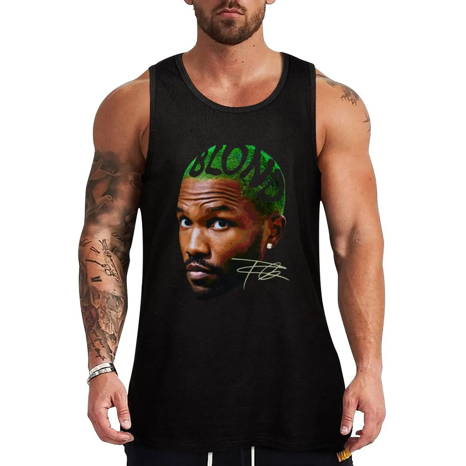 Frank Ocean 90s Tank Top Workout Gear Tank Top Sleeveless Gym Fitness Shirt