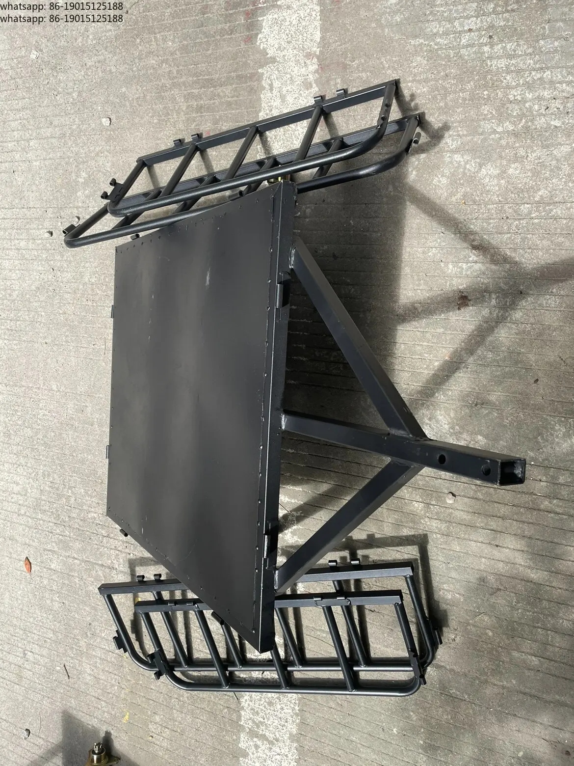 Modified beach car trailer homemade quad motorcycle rear trailer trailer cargo box cargo bucket 6-7-8 inch tire