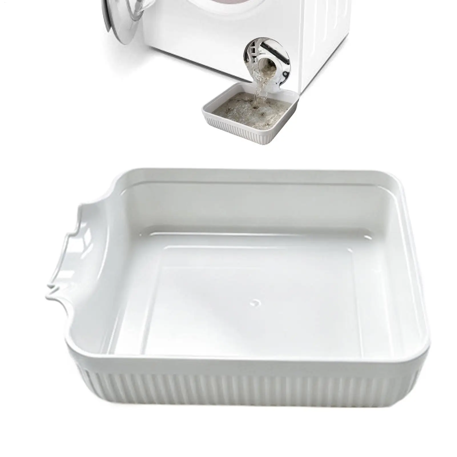 Washer Drain Tray Large Non-Slip Leak Proof Pan for Washing Machine, Under Washer Drip Tray for Home Apartment Rental
