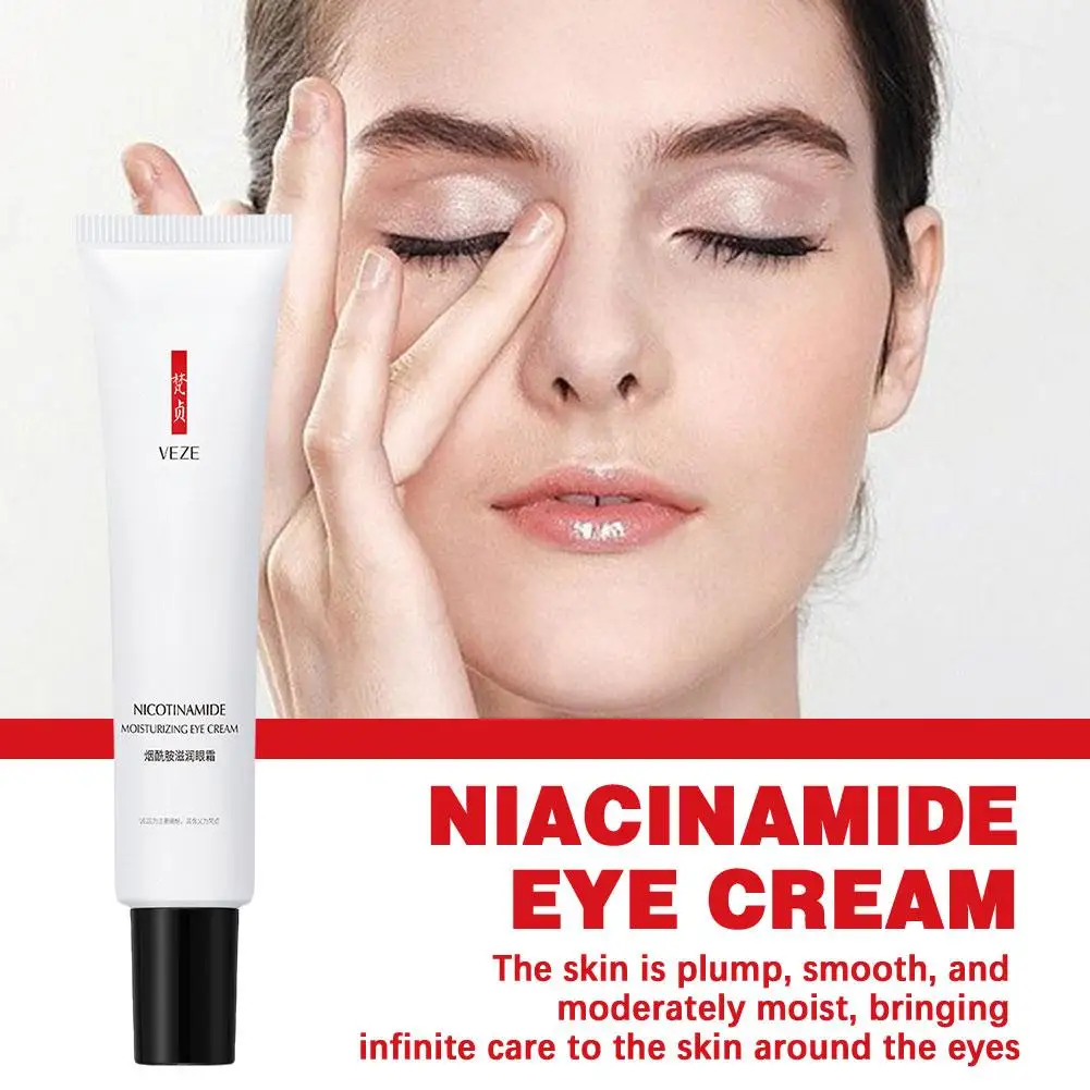 Niacinamide Eye Cream Fading Eye Bags Anti Dark Circle Against Whitening Removal Gel Care Moisturizing Eye Puffiness Wrinkl M8W6