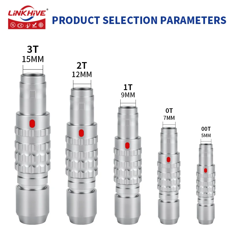 

Совместим с вилкой LEMO FFG без блокировки 0T 1T 2 3 4 5 6 7 8 9 10 12 14 16 106 Pin Push-pull круглый разъем