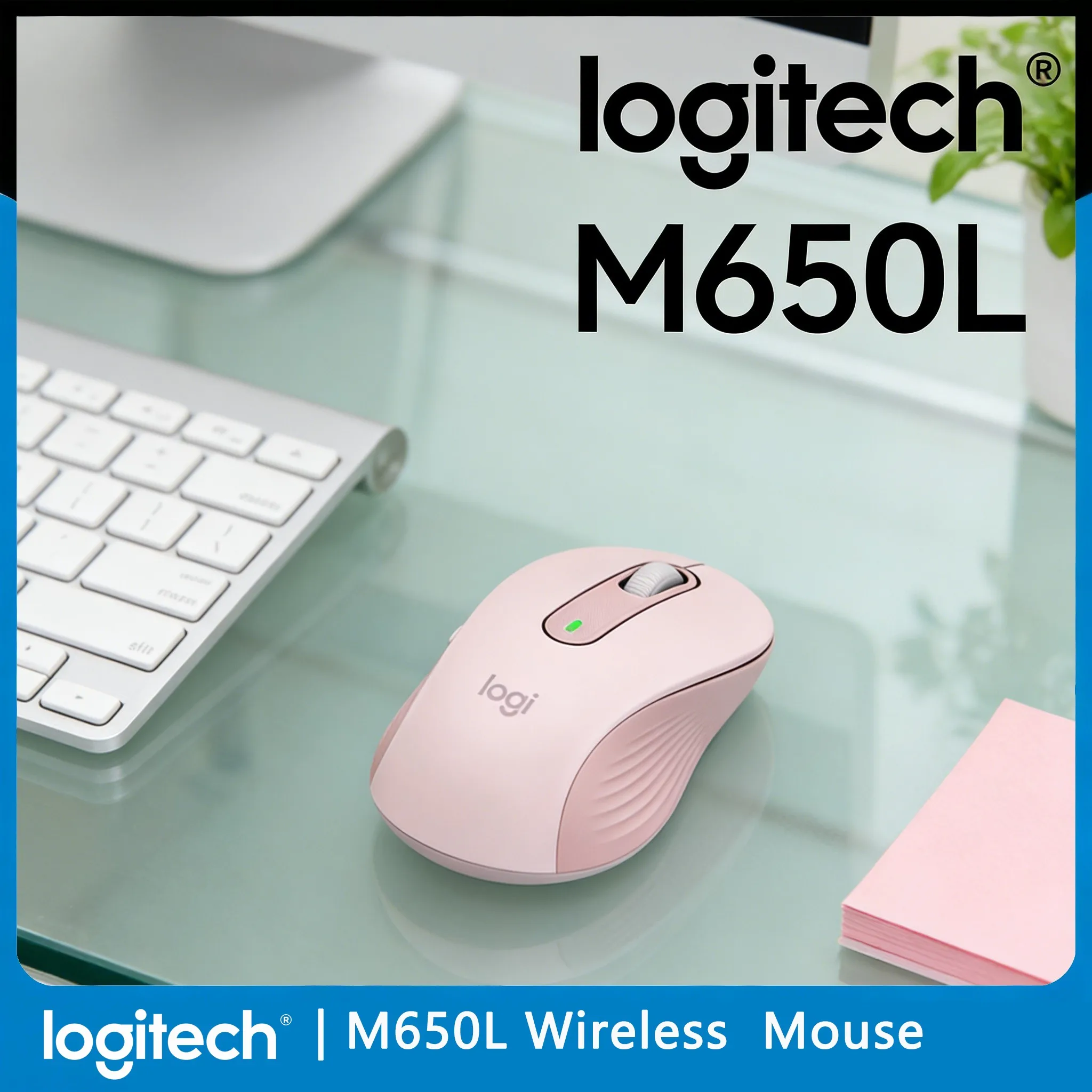 

Logitech M650 /M650L Business Office Mouse Wireless Mobile Office Productivity Boost