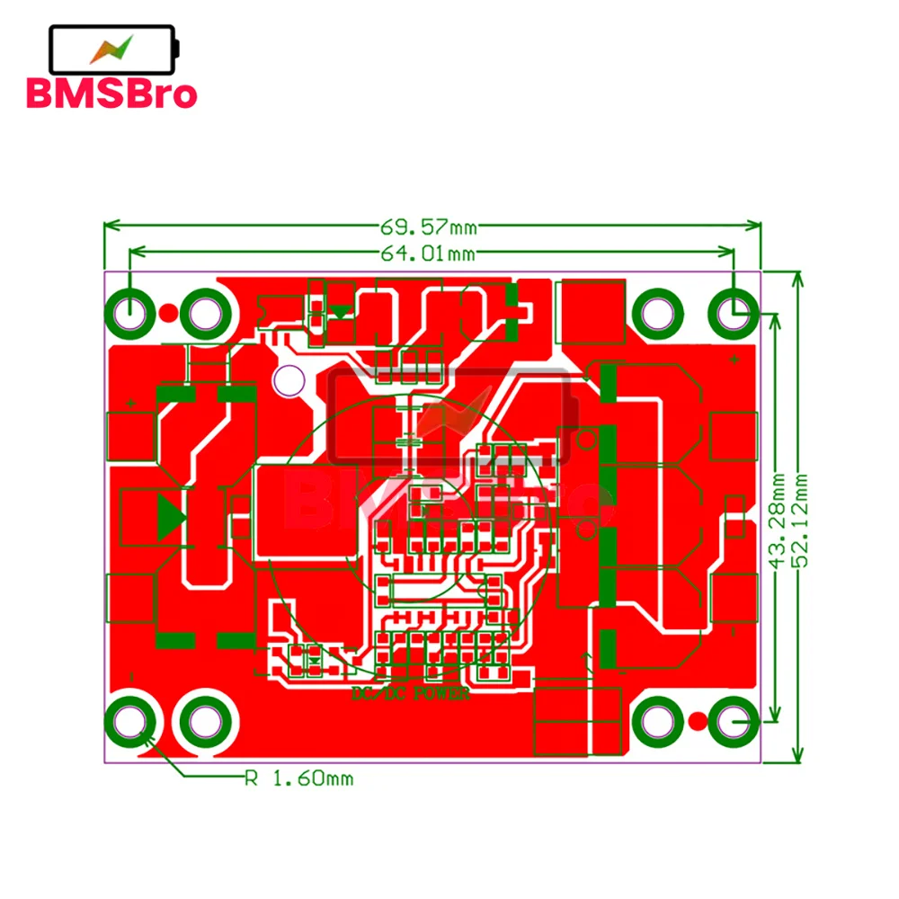 DC-DC 10-70V to 5-58V 30W 180W Boost Buck Converter CC CV Power Supply Module Adjustable Step Up/Down Module Voltage Regulator