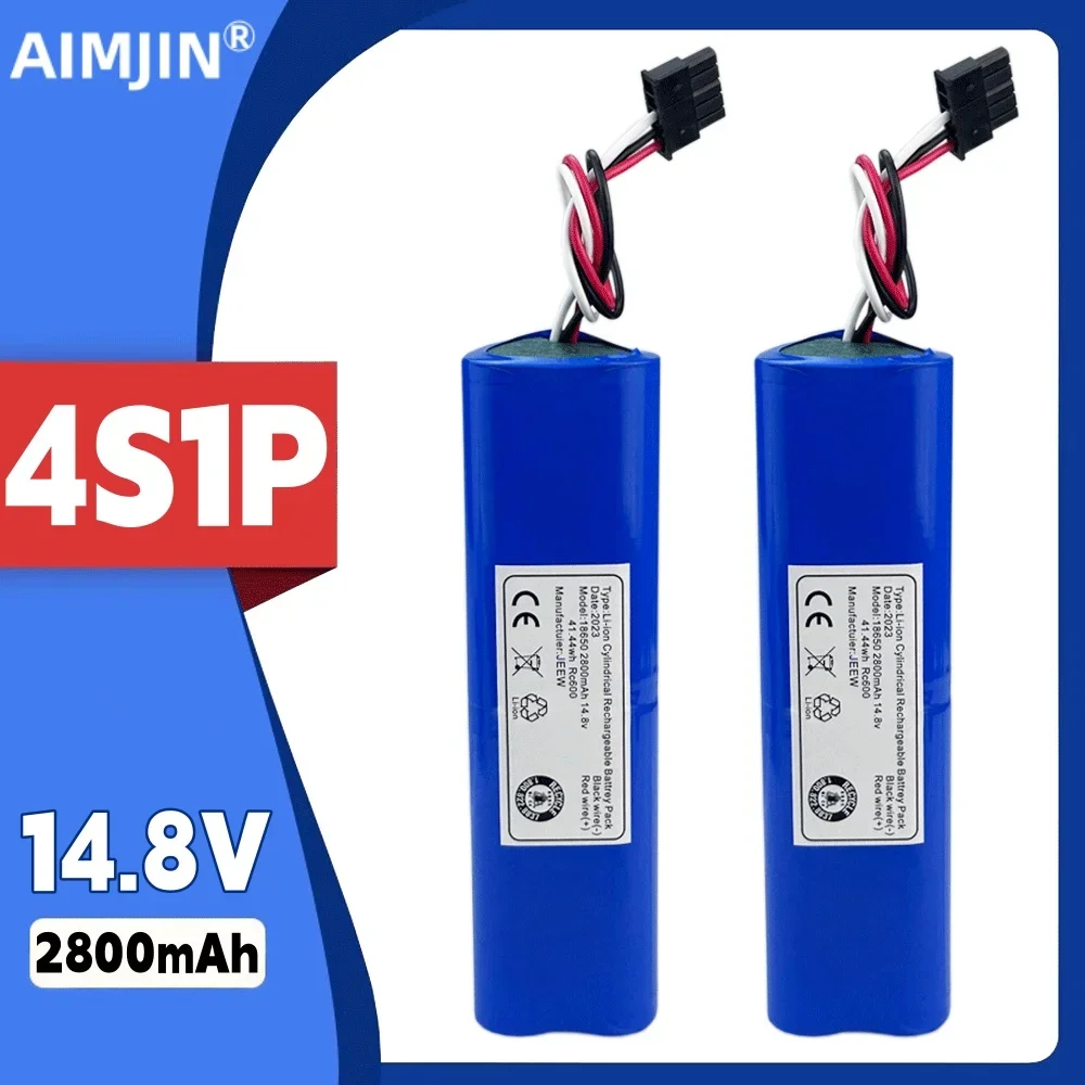 

14.8V 2800mAh 18650 4S1P Sweeper Battery for Xiaomi Mijia Mi Robot Vacuum-Mop P Sweeping Mopping Robot STYTJ02YM Li-ion Battery