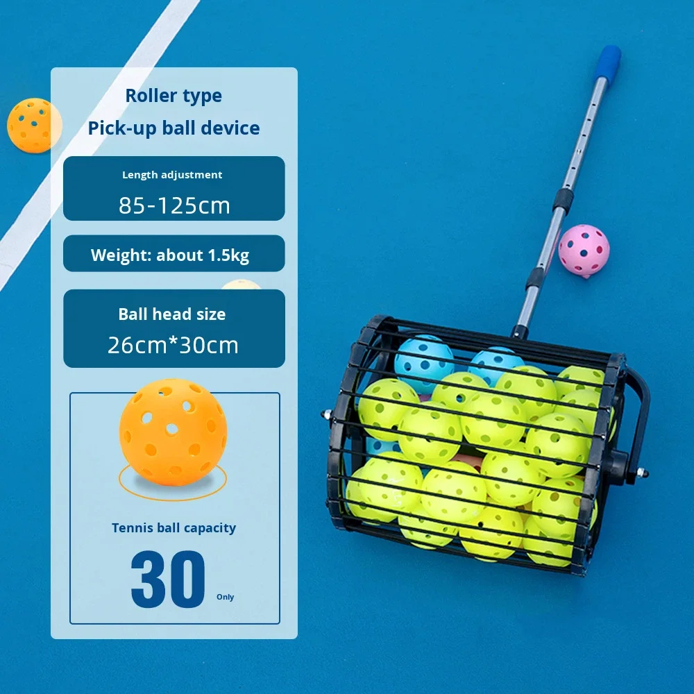 Portable Aluminum Alloy High Quality Tennis Pickleball Ball Picker Retractable Adjustable Roller for Adult Use All