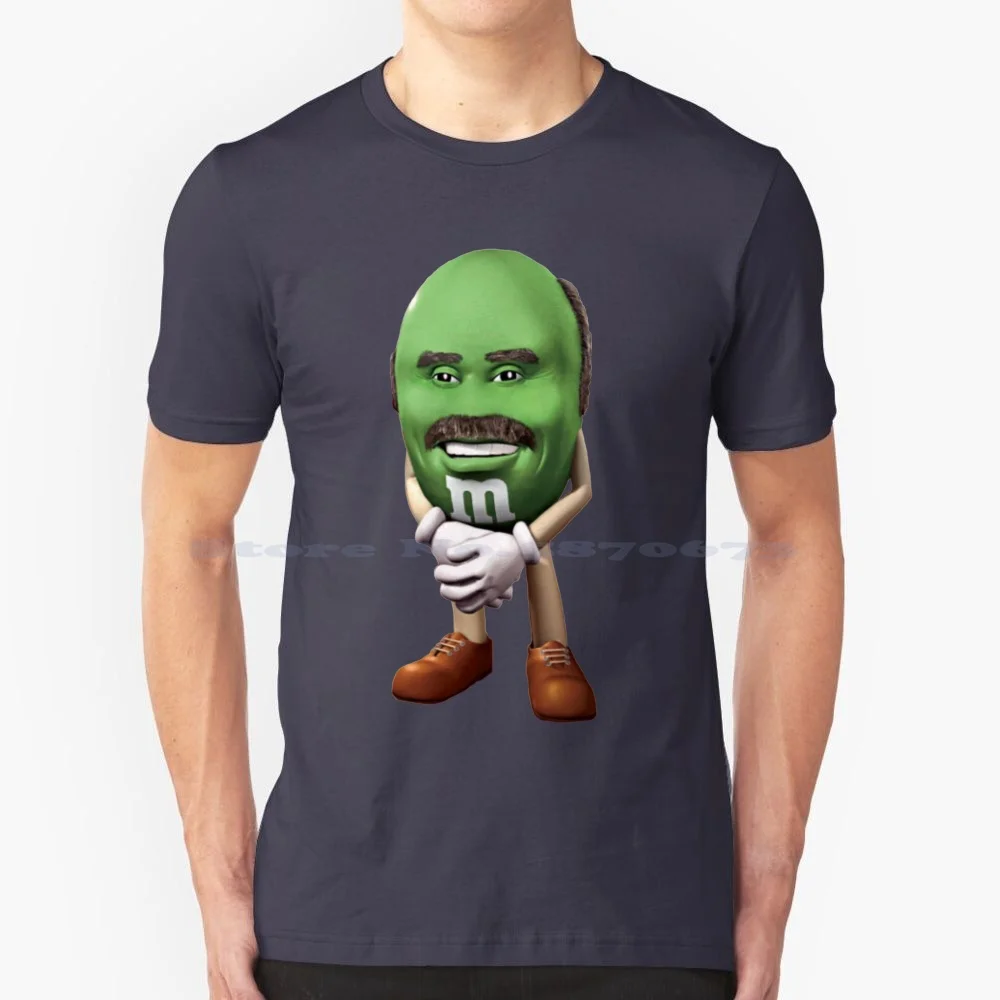 Dr. Phil M&m T Shirt 100% Cotton Tee Dr Phil M M Dr Phil Green Dude Dr Phil Meme M M Meme Boneless Pizza Dank Meme Timbs