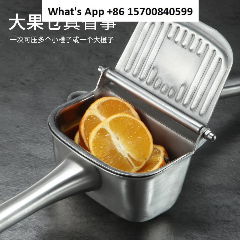 304 Stainless Steel Multifunctional Manual Juicer Lemon Orange Juice Squeeze Watermelon Juice Machine Fruit Press