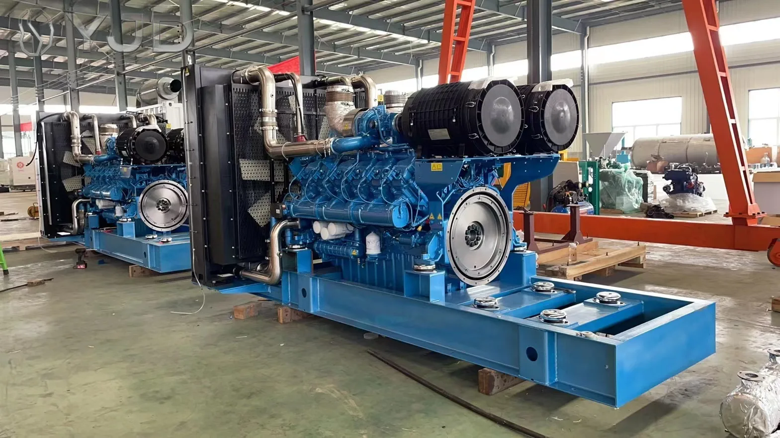 1MW  2MW 3 MW 4MW Electric Gas Generator Set  with Baudouin