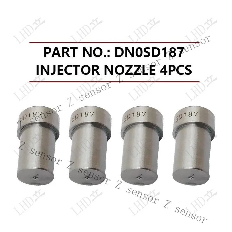 AAA+ 4Pcs Diesel Injector Nozzle Tip DN0SD187 For Nissan LD20 SD23 GL CA18D 4BD2 Y60