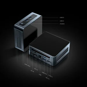 شاتري ميني بي سي AN2P Ryzen 5 5625U / 3550H NVME SSD WIFI6 HD كمبيوتر مكتبي للألعاب ويندوز 11 برو أعلى 8 مبيعات جهاز كمبيوتر صغير NAS - رقم 3