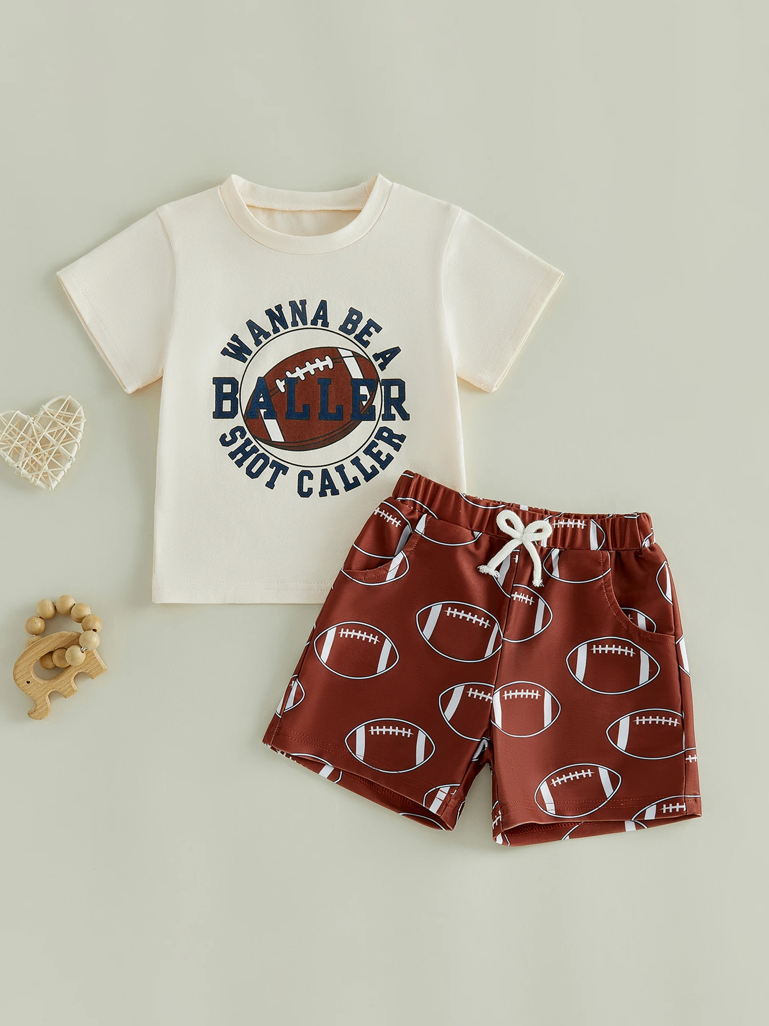 

Boys Summer Outfit Set Short Sleeve Graphic Tee with Camo Shorts Toddler Set for Playtime and Adventures