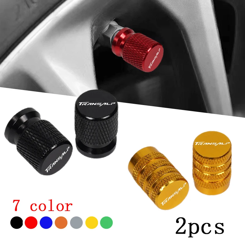 

For Honda Hornet Transalp XL750 XL600 XL 750 600 650 2pcs Motorcycle CNC Aluminum Tire Valve Air Port Stem Cover Caps