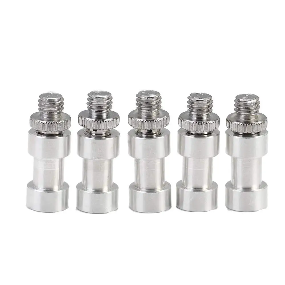 5Pcs Camera Tripod Stand 1/4"To 3/8" Thread Screw Mount Adapter Converter Adapter Camera Flash Tripod Light Stand