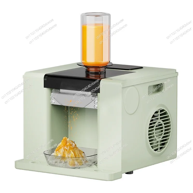 European 220v snowflake ice machine stall commercial small ice crusher