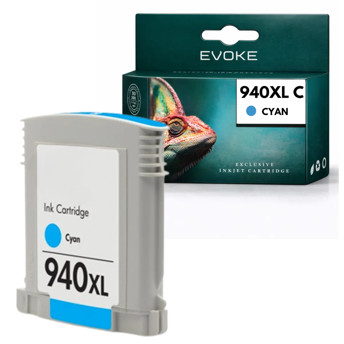 Evoke Compatibele Inkt voor Hp 940 XL 940XL C4907A Cyaan Officejet 8500Aplus Pro 8000/8500/8500A