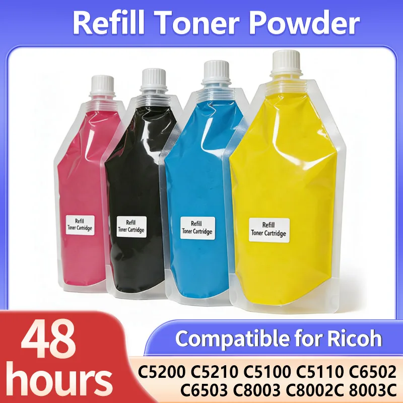 1000g MPC8002C Toner Powder  Compatible For Ricoh Pro C5200 C5210 C5100 C5110 C6502 MP C6503 C8003 Printer Color MPC8002C 8003C