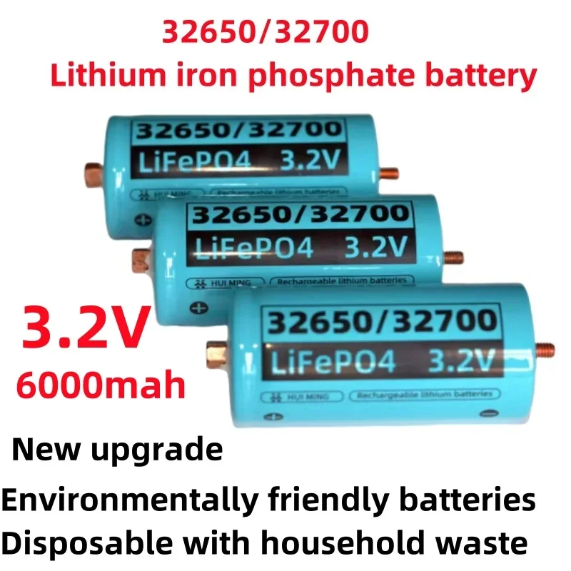 

New screw head 32650/32700 3.2V lithium iron phosphate battery 6000mah power storage cell solar 32700 lithium-ion battery