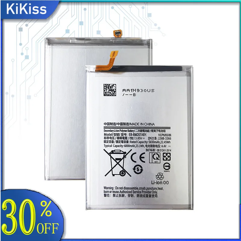 Battery For SAMSUNG Galaxy M51 M515F M62 F62 M31S M30S M21 M20 M30 M31 M215 M11 M01 SM-M3070 M3070 SM-M205F SM-M015F HQ-61N