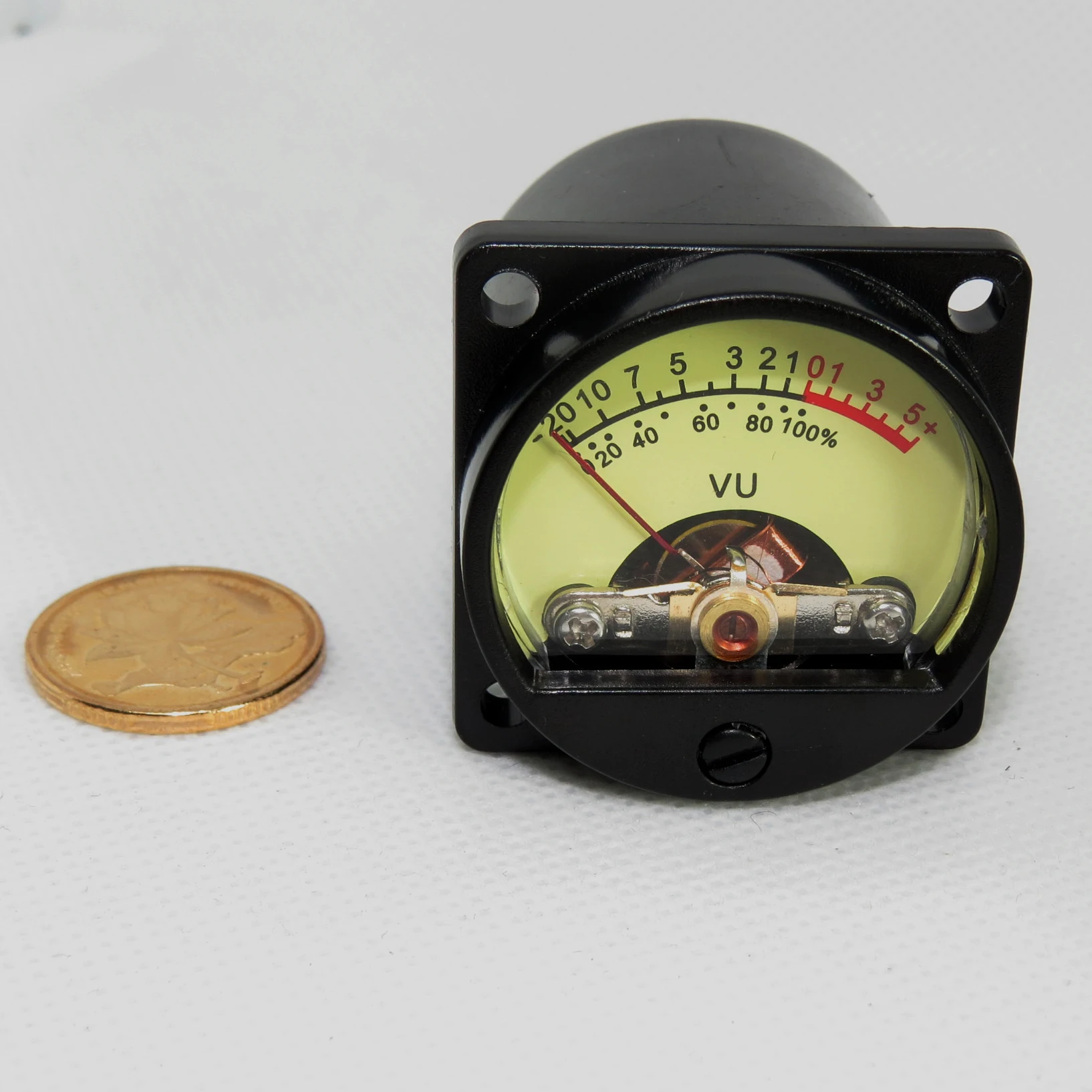 Broadcomputer Amplifier VU Meter Head DB Meter Level Sound Pressure Meter Strap Backlight SD-39 Yellow