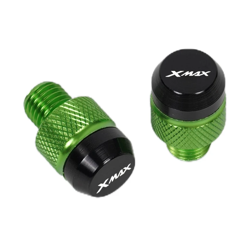 دراجة نارية CNC مرآة ثقب المقابس مسامير البراغي غطاء قبعات لياماها X-MAX 300 XMAX 300 XMAX 250 125 400 اكسسوارات