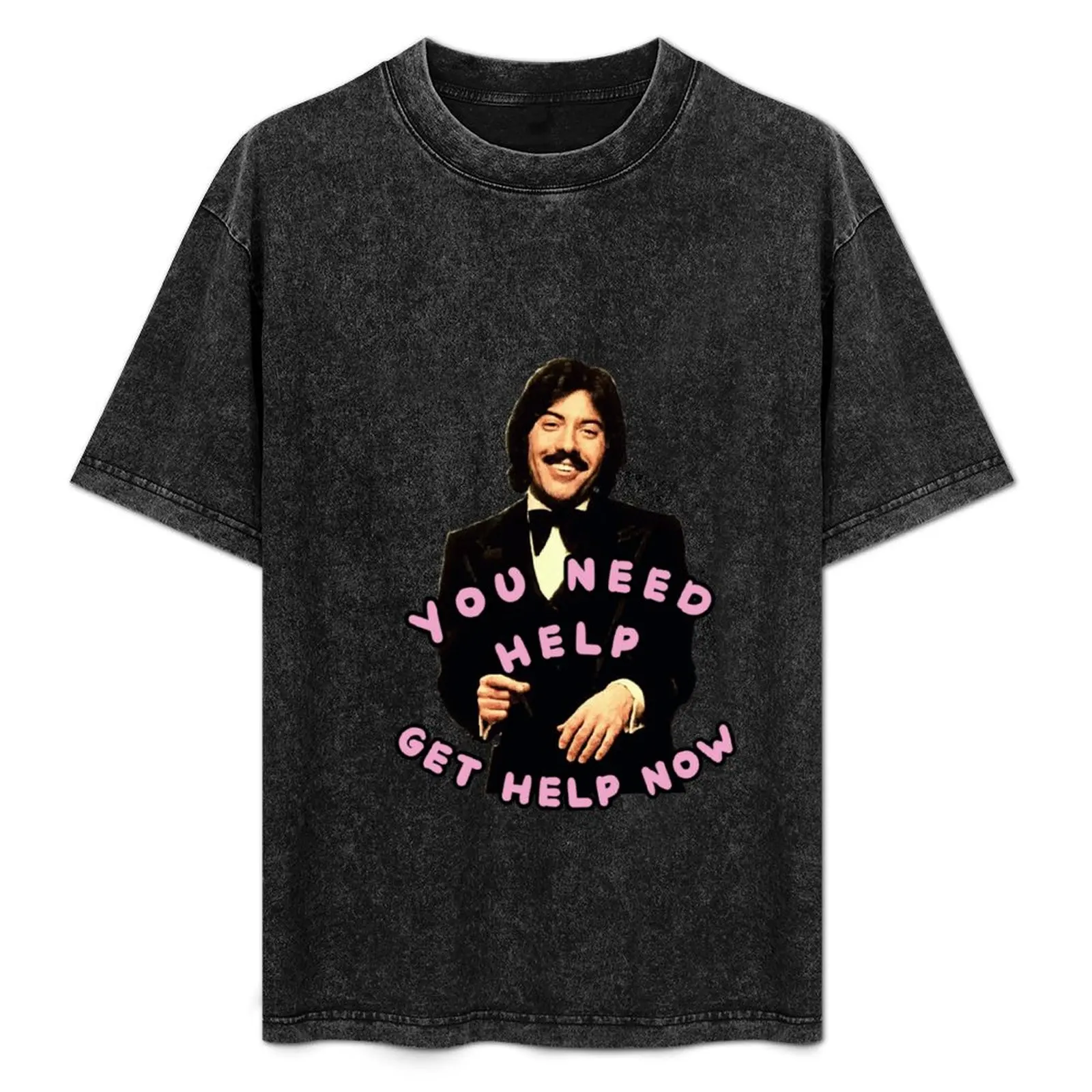 Vintage 1970s Funny Sarcastic Tony Orlando Quote Meme T-Shirt Basic Simple Design Short Sleeve Shirt