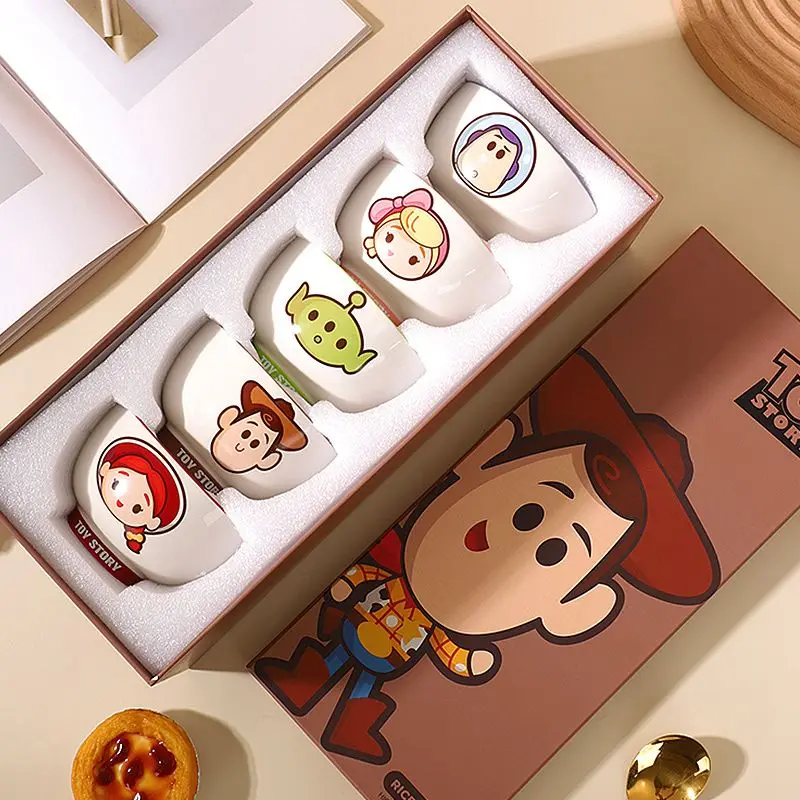 Kawaii Disney animation Toy Story three-eyed cartoon ceramic bowl household new children's rice bowl high-end gift tableware