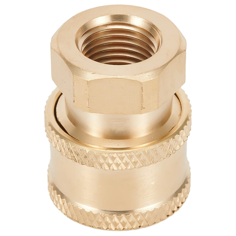 

Pressure Washer Coupling Quick Release Adapter Male Male Fitting Quickly Disassemble And Connect Through Quick Tools