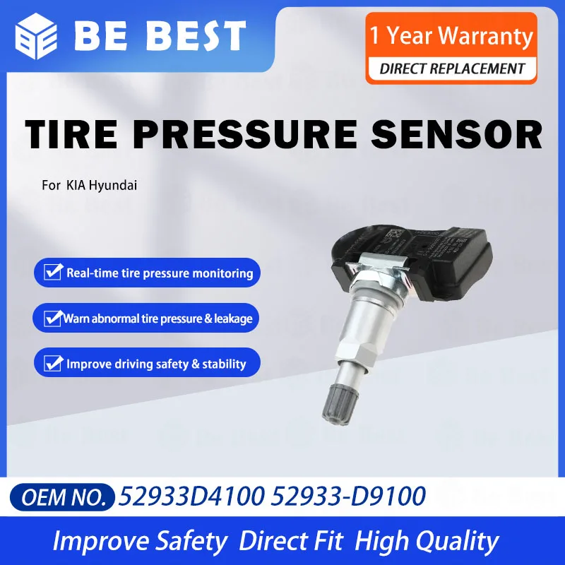 

4PCS Tire Pressure Sensor 52933-D4100 TPMS For 2017-2019 KIA Optima Sportage Sorento Genesis Ioniq 52933D4100 52933-D9100