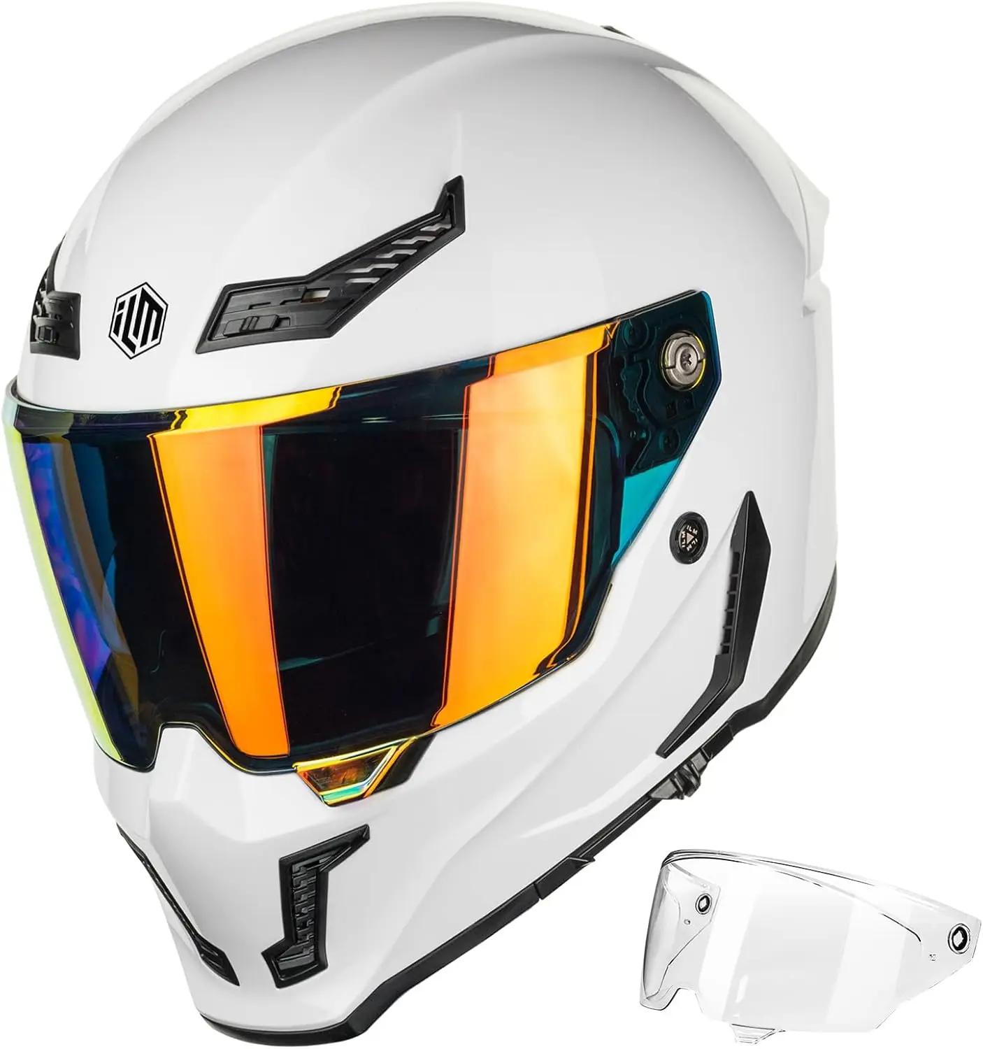 

Мотоциклетные шлемы для взрослых, мужчин и женщин, анфас, DOT ECE Powersports, двойной козырек, уличный гоночный шлем с булавочным замком, Cascos para Mo