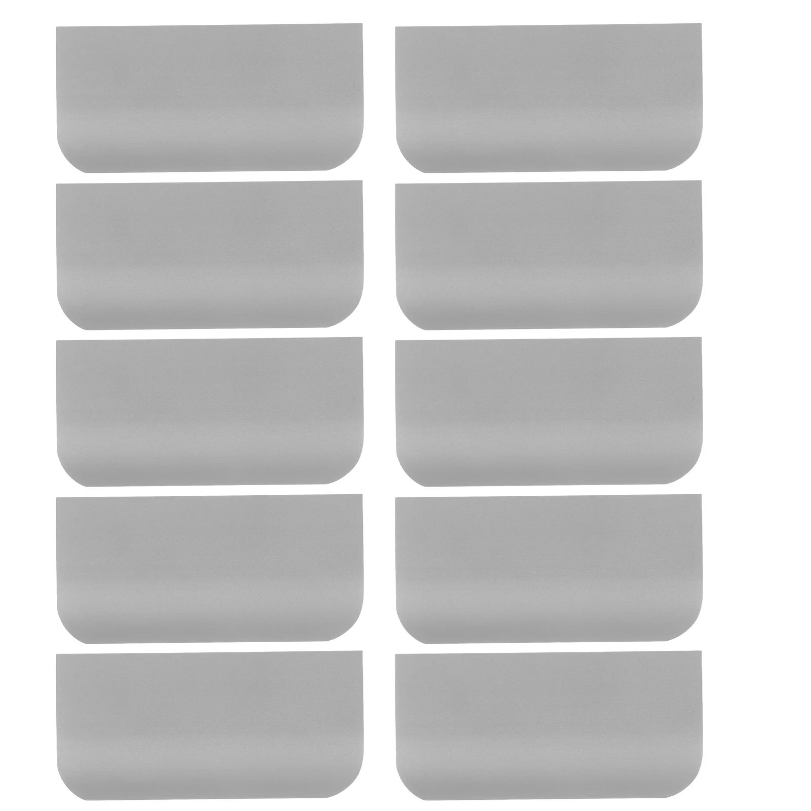 

10pcs Punch-free Cabinet Door Handles Drawer Pulls Space Gray 80mm Hidden Wardrobe Edge Grips Furniture Hardware