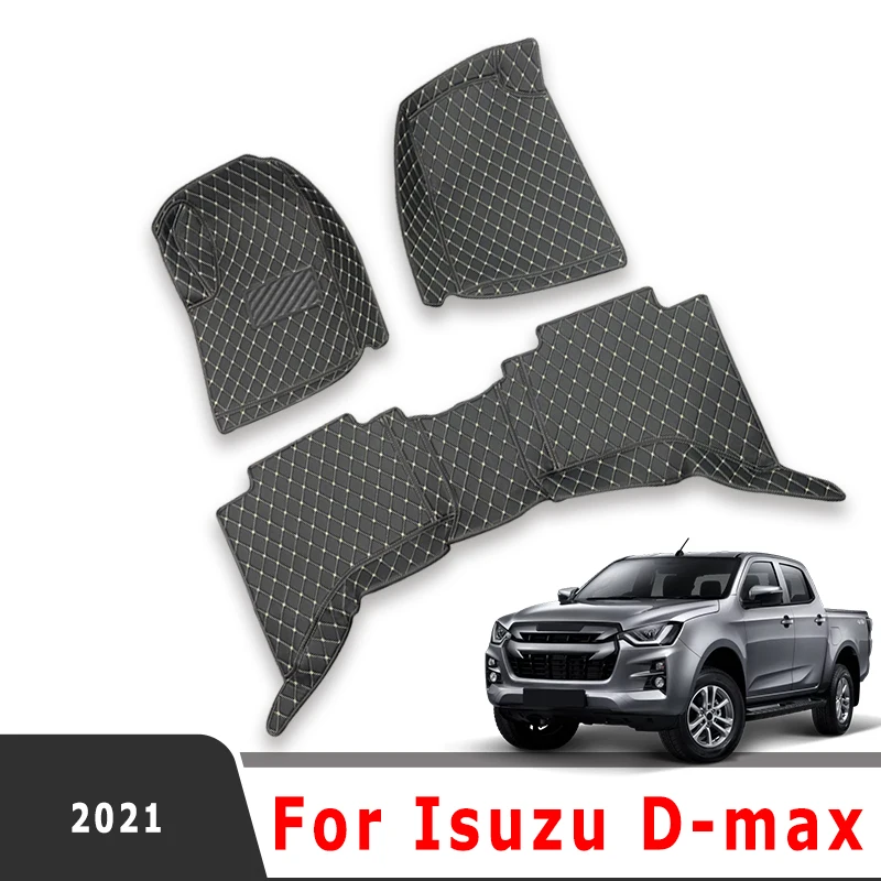 

Автомобильные коврики для Isuzu D-max Dmax D max 2022 2021, ковры, подушечки для ног, автомобильные аксессуары, внутренние педали, коврики, водонепроницаемые