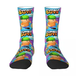 Classic Stumble Guys Game Socks Harajuku Sweat Absorbing Stockings All Season Long Socks Accessories for Unisex Gifts
