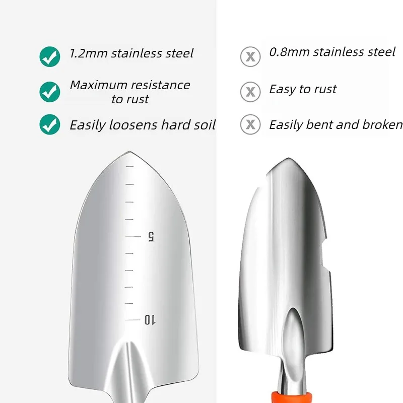 Stainless Steel Garden Tool 9-piece Gardening Tools Set Flower Maintenance Spray Bottle Portable Garden Tool with Storage Bag
