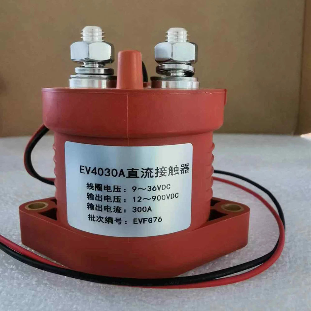 

New EV4030ACETC DC Relay 300A DC12-900V High Voltage DC Contactor Automotive Relay A Set Of Bridge Normally Open DC Relay