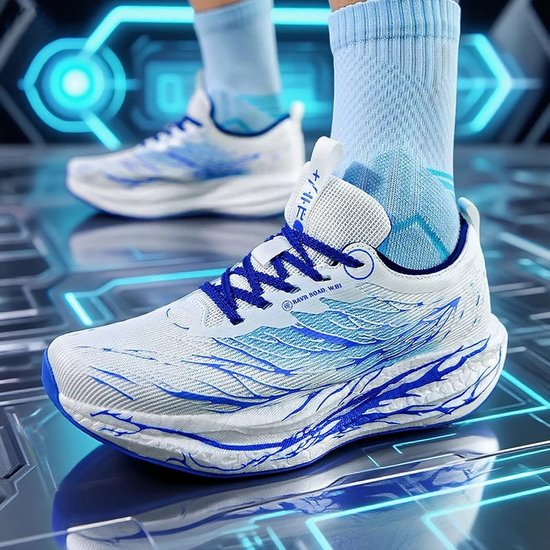 

Athletic Outdoor Sneakers Men Cushioning Lightweight Non Slip Casual Daily Walking Travel Running Shoes