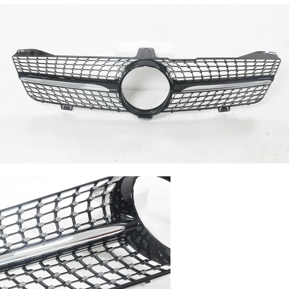 Car Front Grille Grill Upper Bumper Mesh For Mercedes Benz CLS-Class W219 CLS350 CLS500 CLS600 2009-2011 Facelift