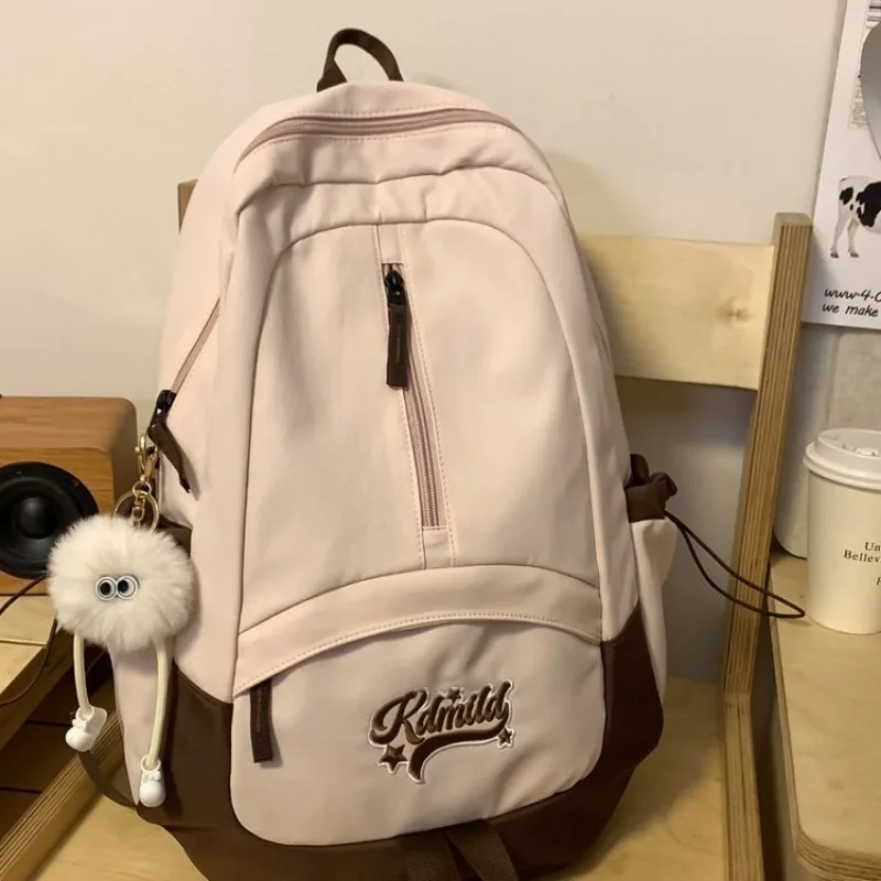 Korean Lightweight Teen Girls School Backpack Casual Travel Rucksack Fashion School Bag for Junior & Senior High Students